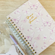 Libreta Lila Mariposas