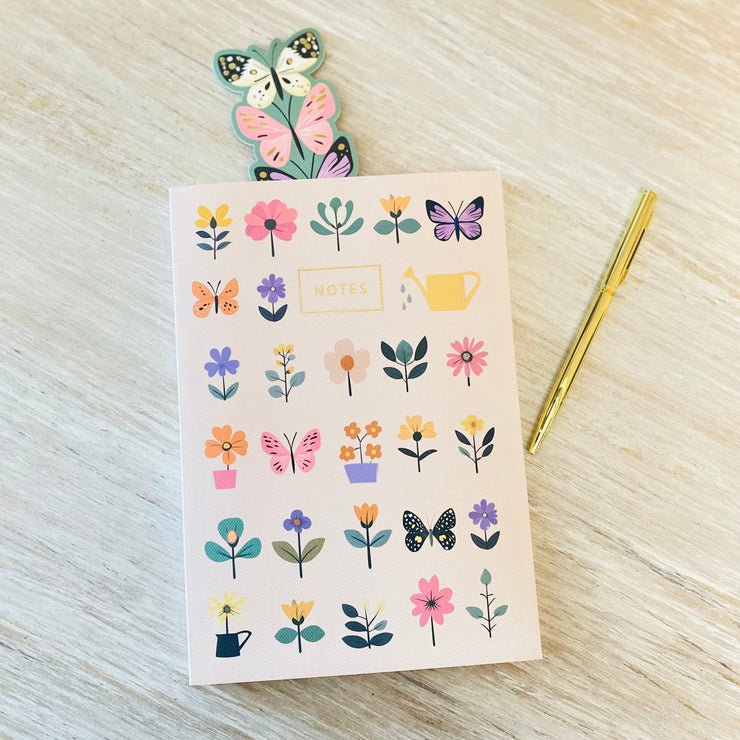 Libreta Mariposas & Pluma
