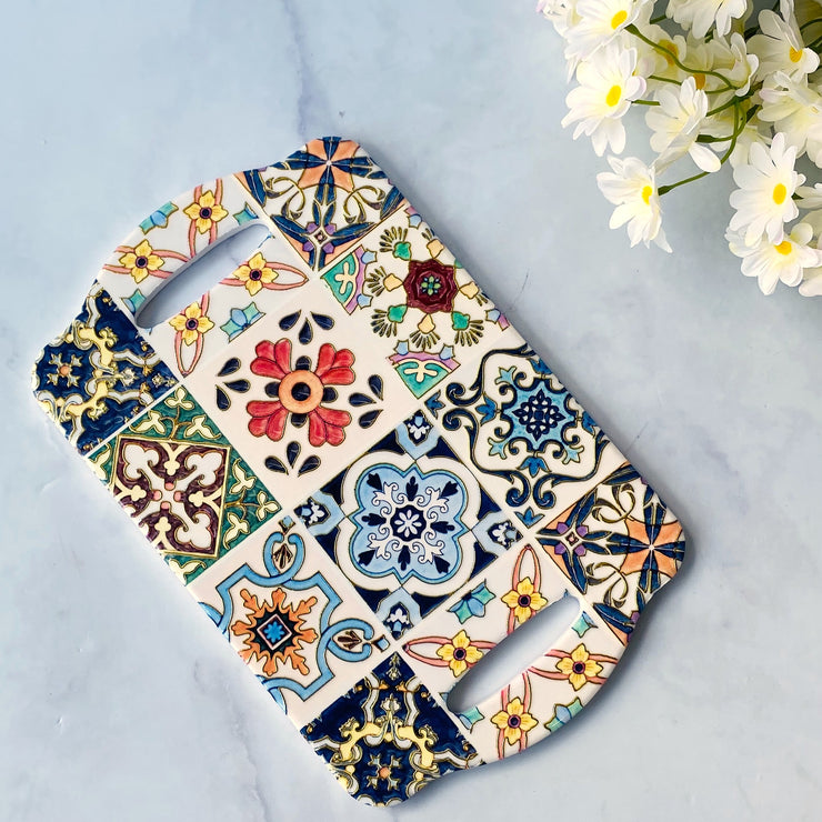 Tabla Decorativa Estilo Talavera