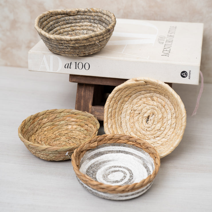 Canastita Redonda de Rattan