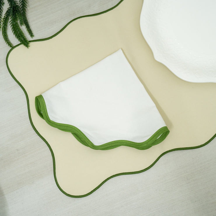 Servilleta Orilla Verde Olivo
