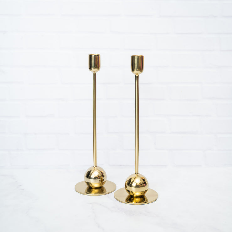 Candelabros Dorados Lisos