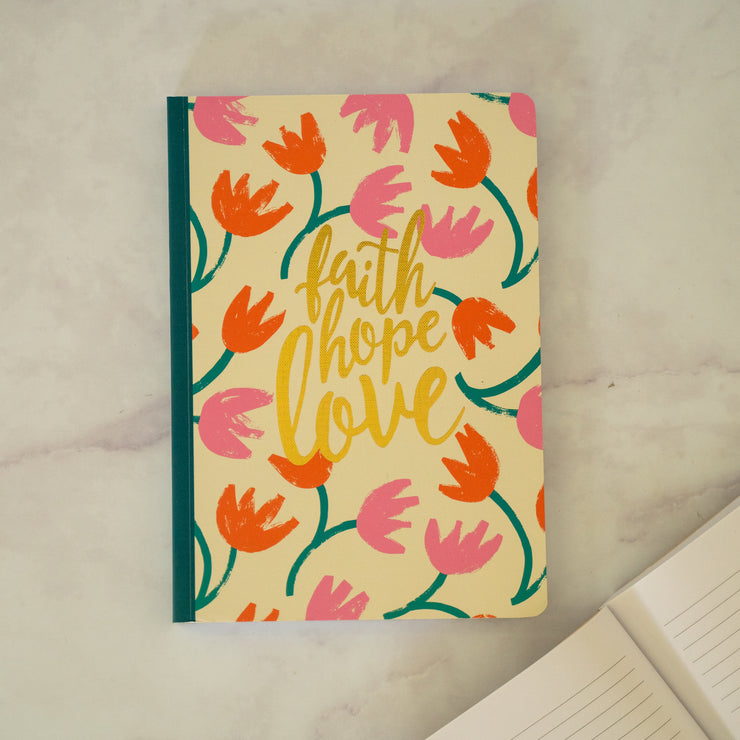 Libreta Faith, Hope & Love