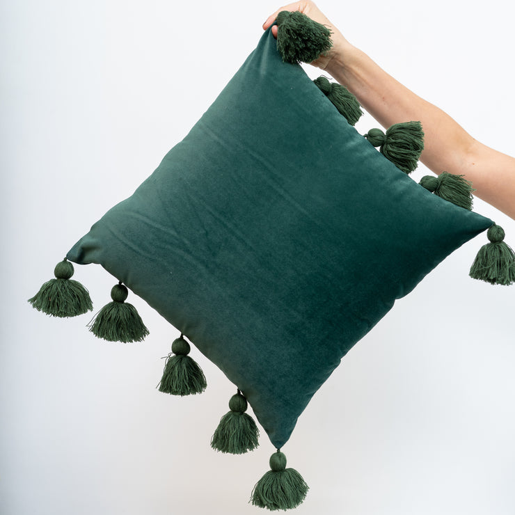 Cojin Verde Velvet