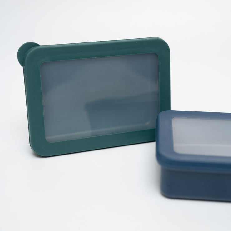 Contenedor de Silicon Verde & Azul Figmint