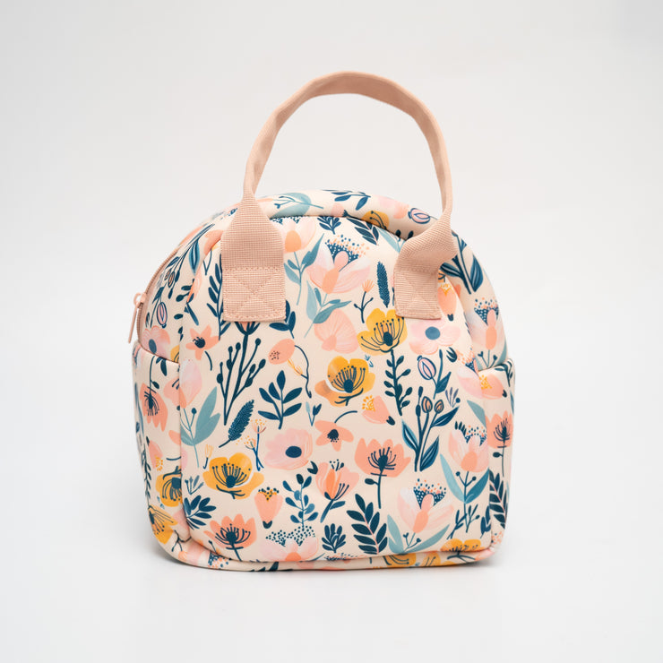 Lonchera Salmon + Flores