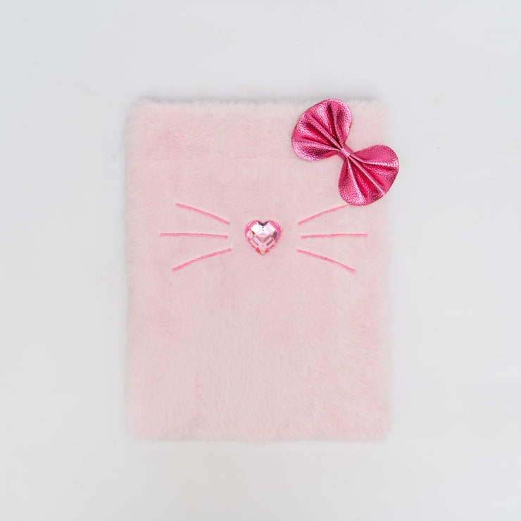 Libreta Felpa Rosa Gatita