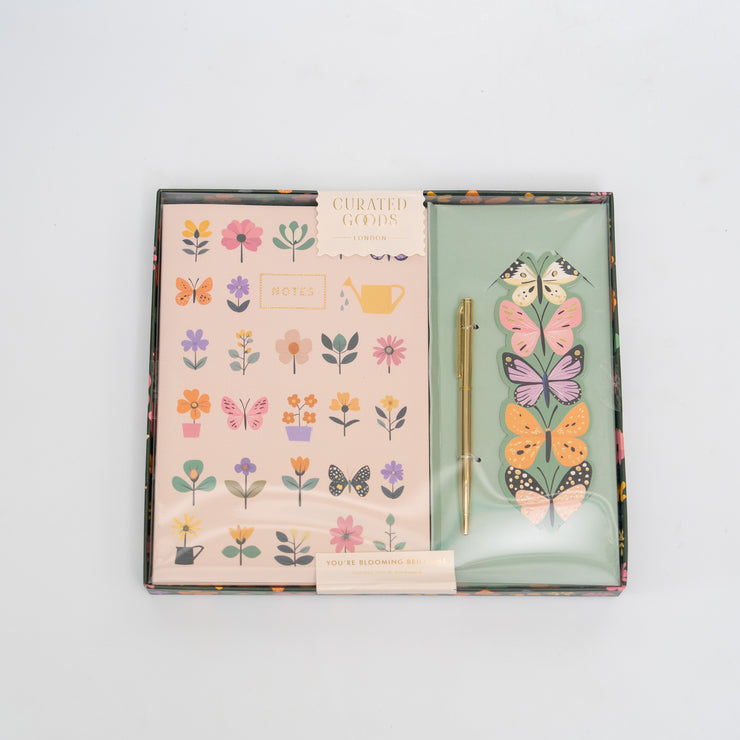 Libreta Mariposas & Pluma