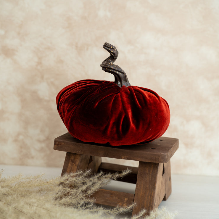 Calabaza Mística Velvet Rojo Vino