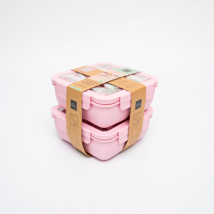 Set de 2 Contenedor Rosa go Eco