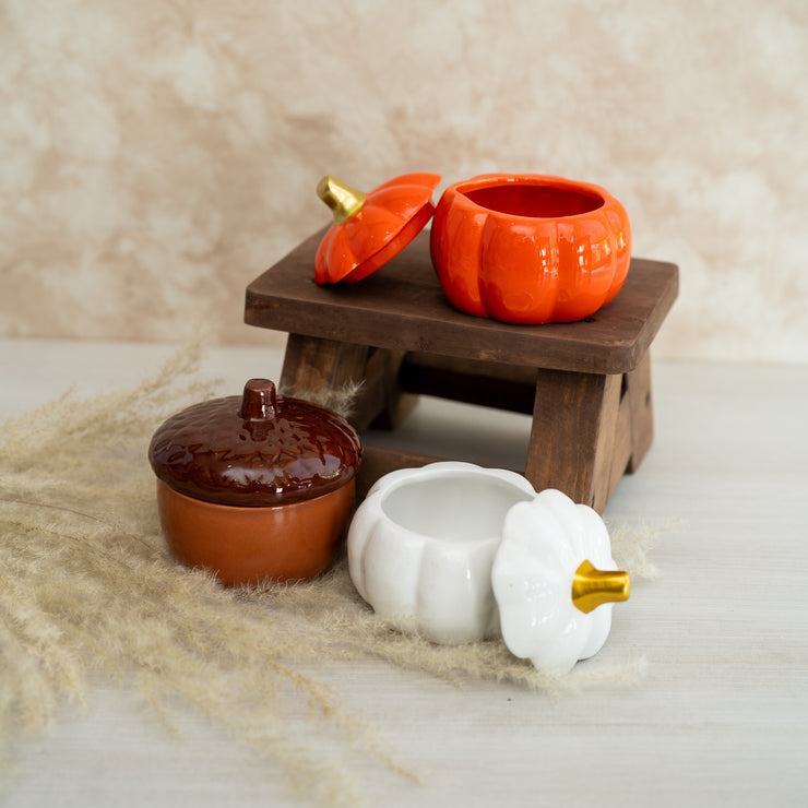 Calabazas de Cerámica con Tapa