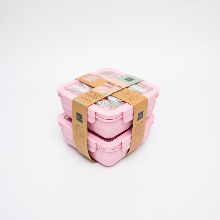 Set de 2 Contenedor Rosa go Eco