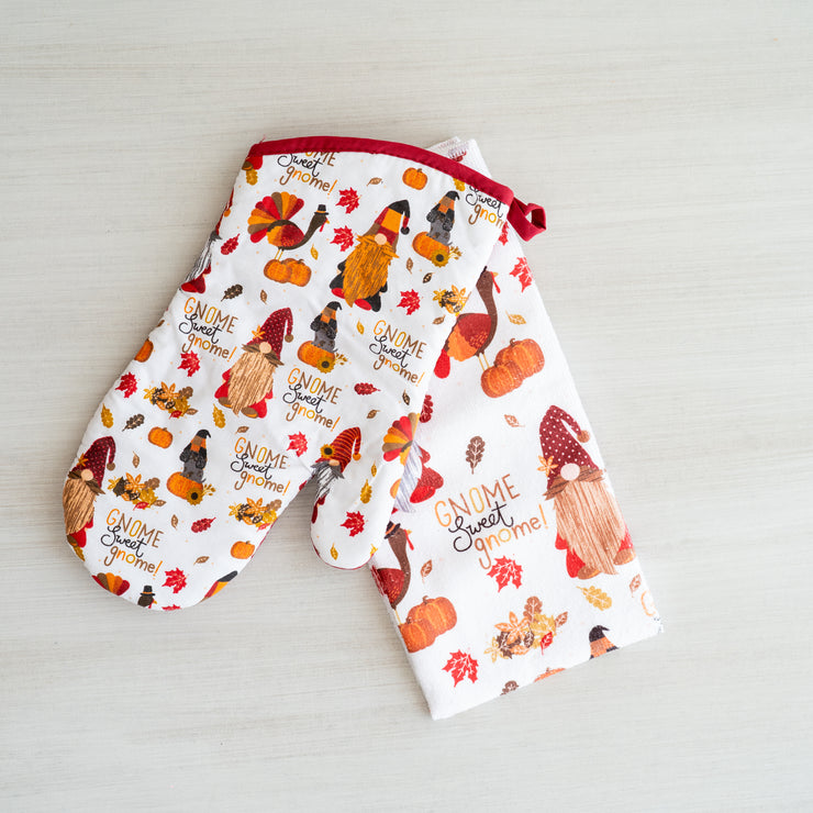 Guante & Manta de Cocina Gnome Sweet Gnome