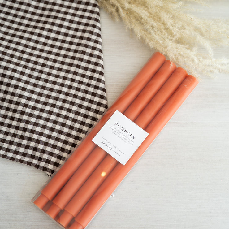 Pumpkin Taper Candle