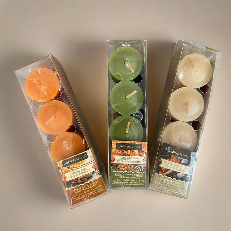 Set de 4 Velas Aromáticas