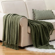 Throw Verde olivo