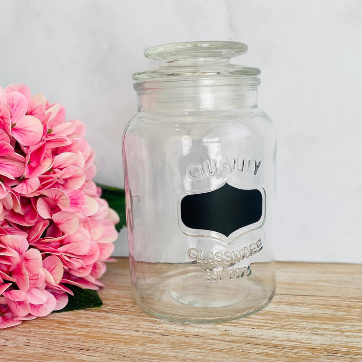 Bote de vidrio para almacenar - ambientihonduras