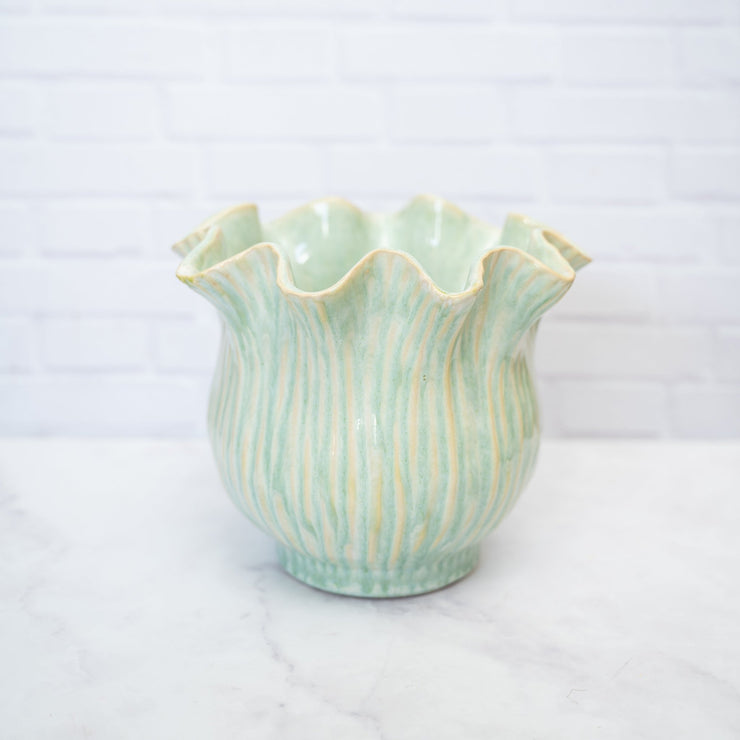 Bowl Verde Plisado - ambientihonduras