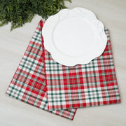 Camino de Mesa Cuadriculado Verde & Rojo - ambientihonduras