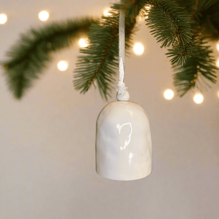 Campana Blanca de Cerámica - ambientihonduras