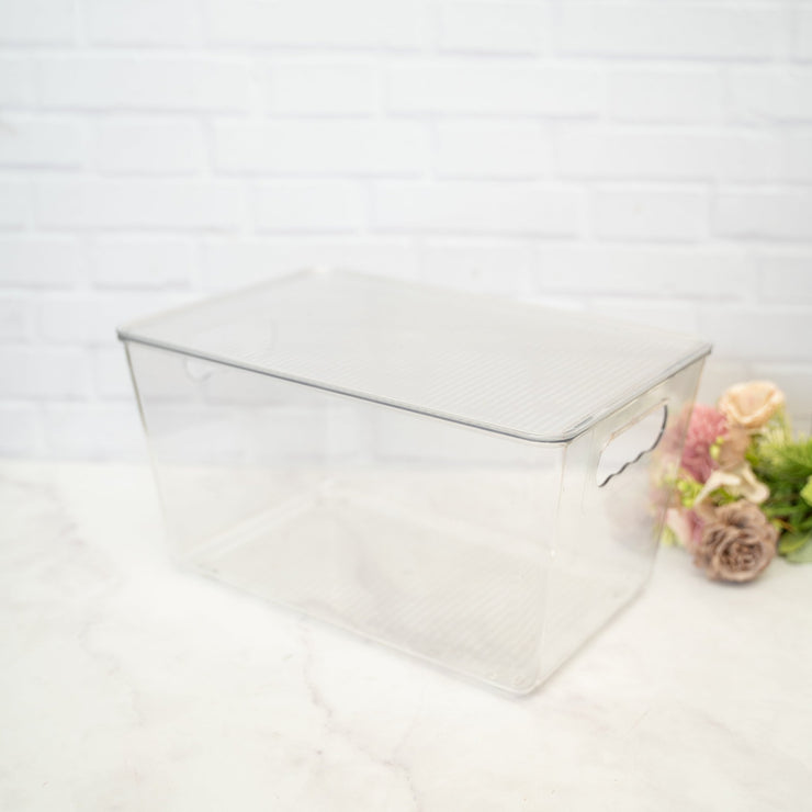 Canasta acrílica con tapa - ambientihonduras