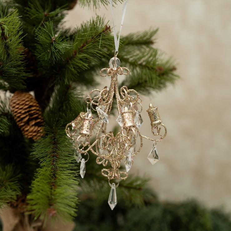 Candelabro de Cristal Champagne - ambientihonduras