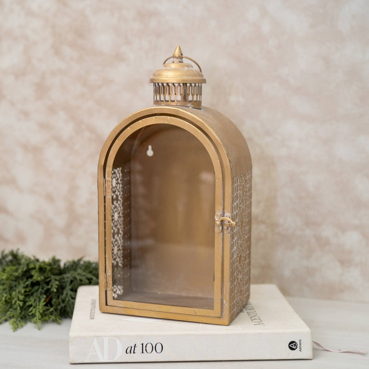 Candelabro Dorado Antiguo - ambientihonduras