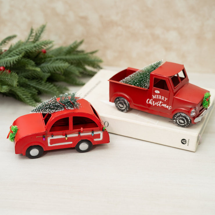 Carrito Rojo Decorativo - ambientihonduras