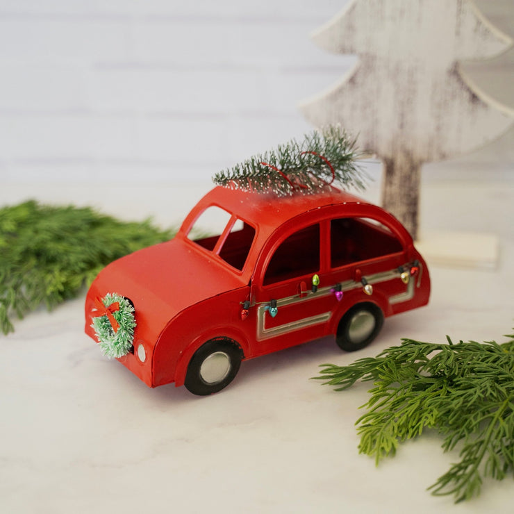 Carrito Rojo Decorativo - ambientihonduras