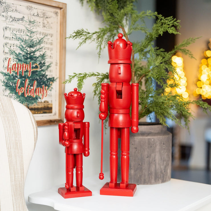 Cascanueces Rojo Con Baston - ambientihonduras