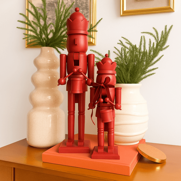 Cascanueces Rojo Con Tambor - ambientihonduras