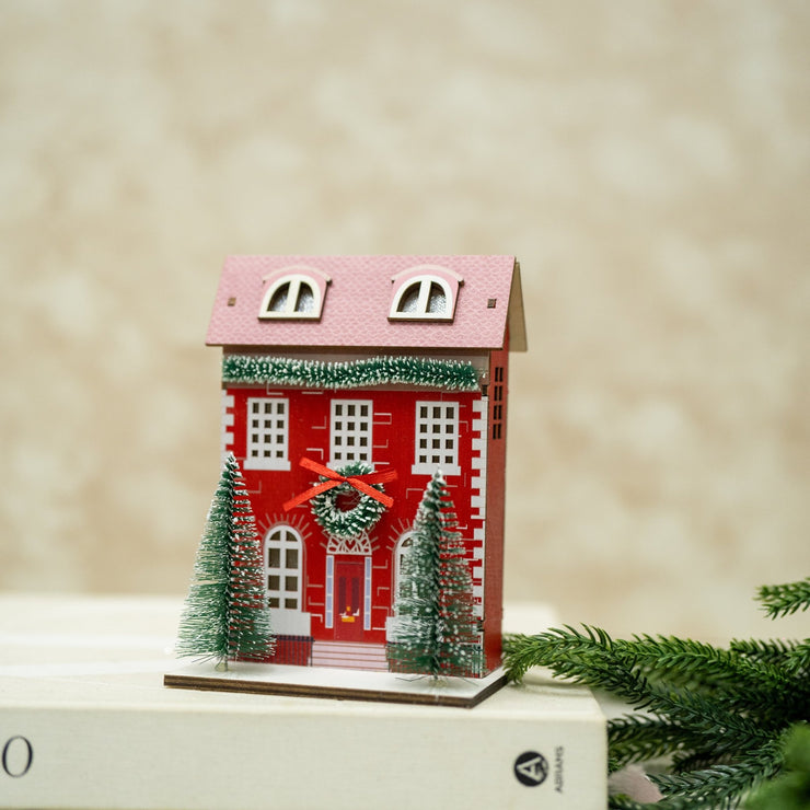 Casita Roja Decorativa - ambientihonduras