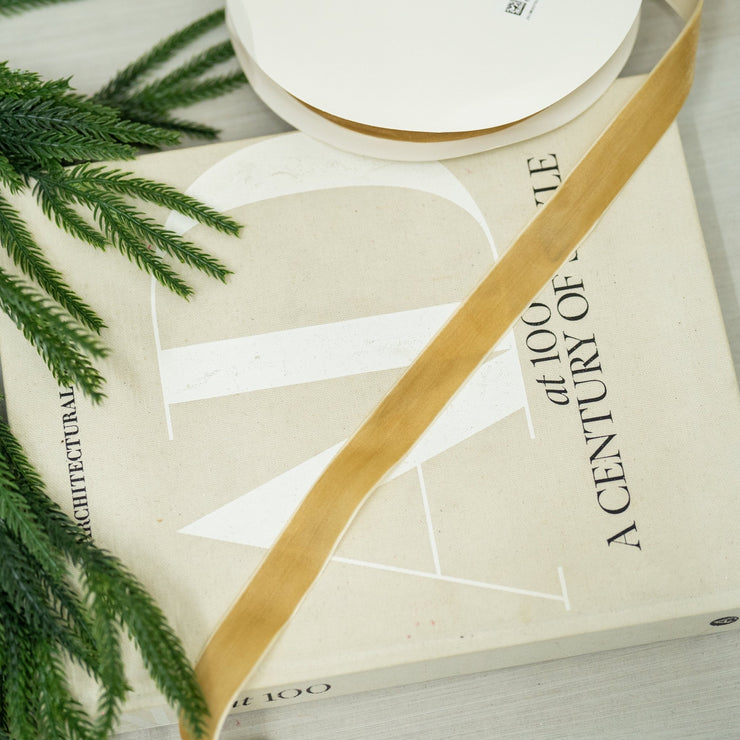 Cinta Velvet Dorada - ambientihonduras