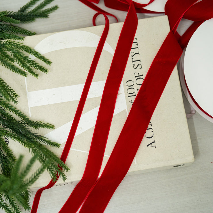 Cinta Velvet Rojo Tradicional - ambientihonduras