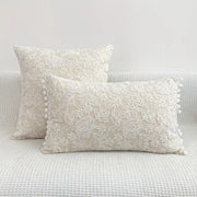 Cojin Floral Blanco - ambientihonduras