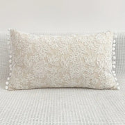 Cojin Floral Blanco - ambientihonduras