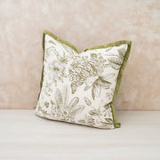 Cojín Hojas Verdes - ambientihonduras