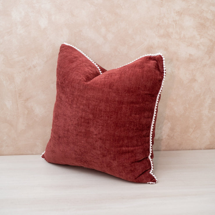 Cojín Rojo Borgoña - ambientihonduras
