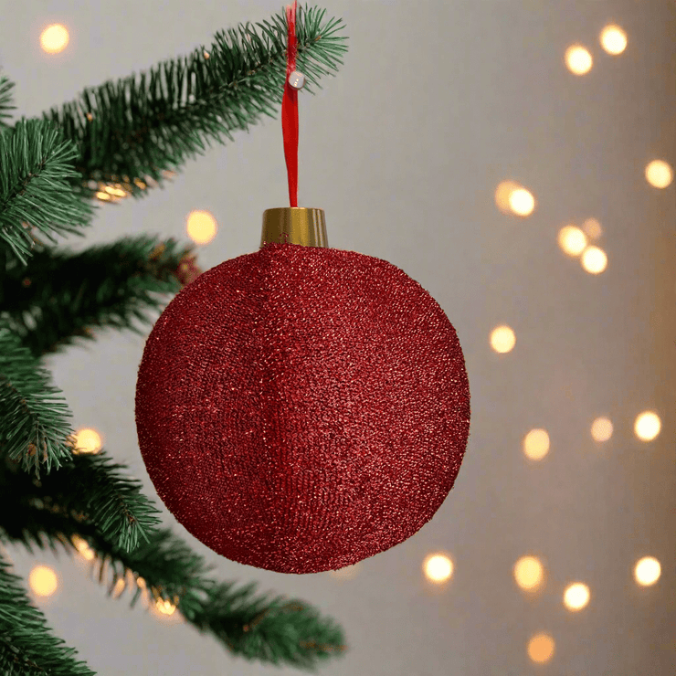 Esfera Roja Grande - ambientihonduras