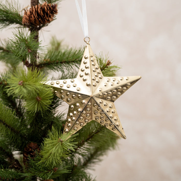 Estrella de Metal Dorada - ambientihonduras