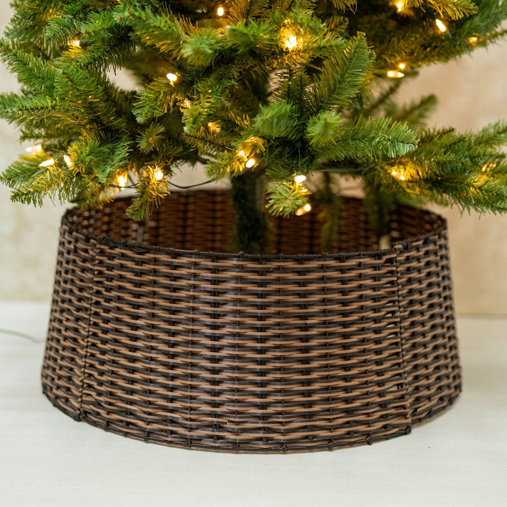 Falda decorativa trenzada Café - ambientihonduras