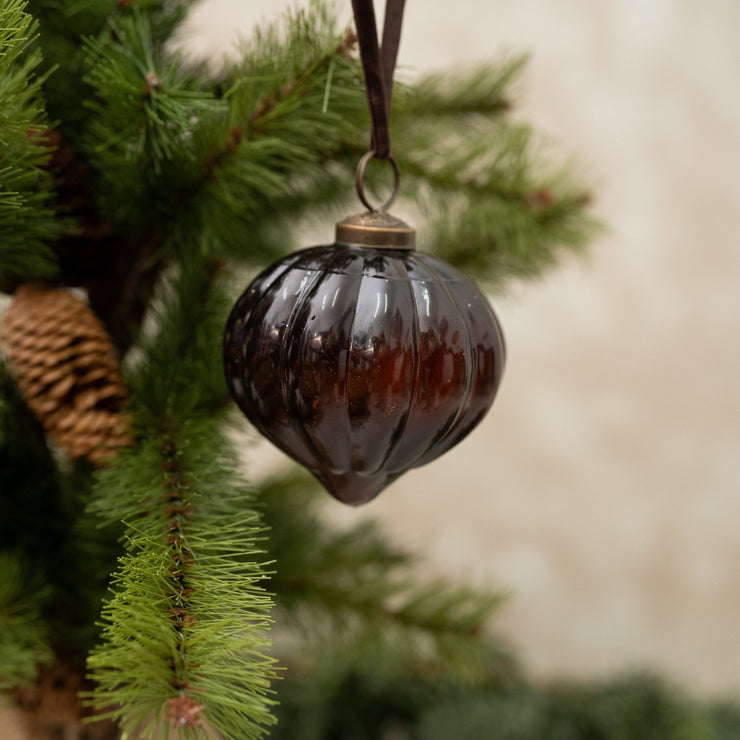 Gota de vidrio café - ambientihonduras