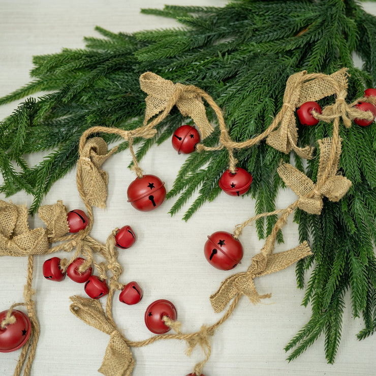 Guirnalda De Pelotas Rojas Cascabel - ambientihonduras
