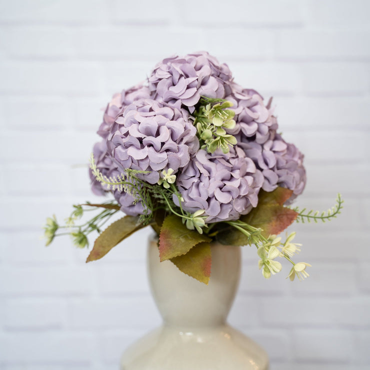 Hortensia Pompon Morado Suave - ambientihonduras