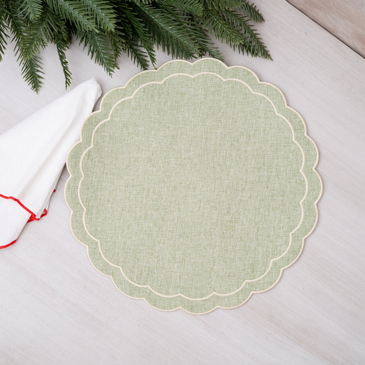 Individual Redondo Verde Salvia - ambientihonduras