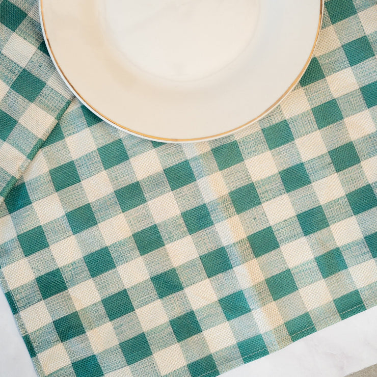 Individual Verde Cuadriculado - ambientihonduras