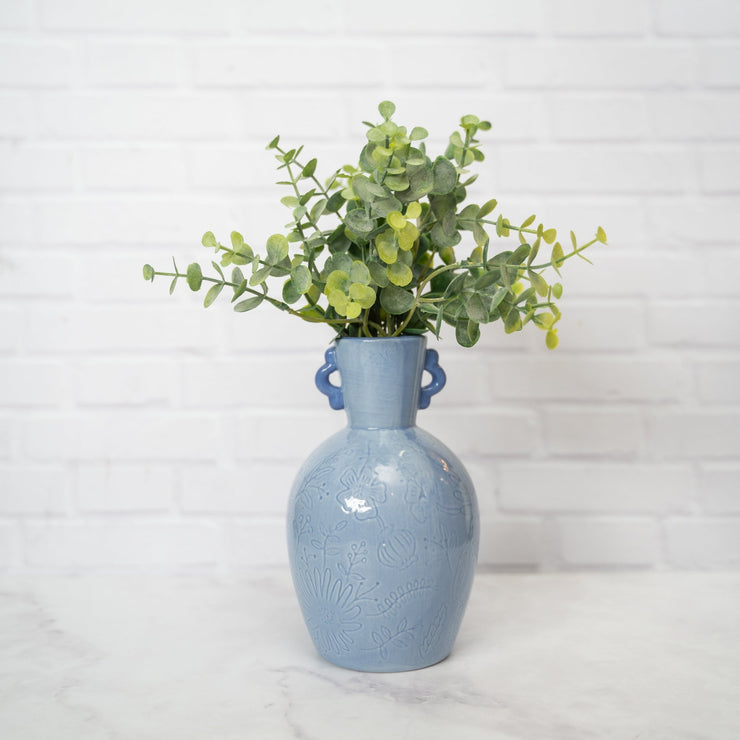 Jarrón azul Mediano - ambientihonduras