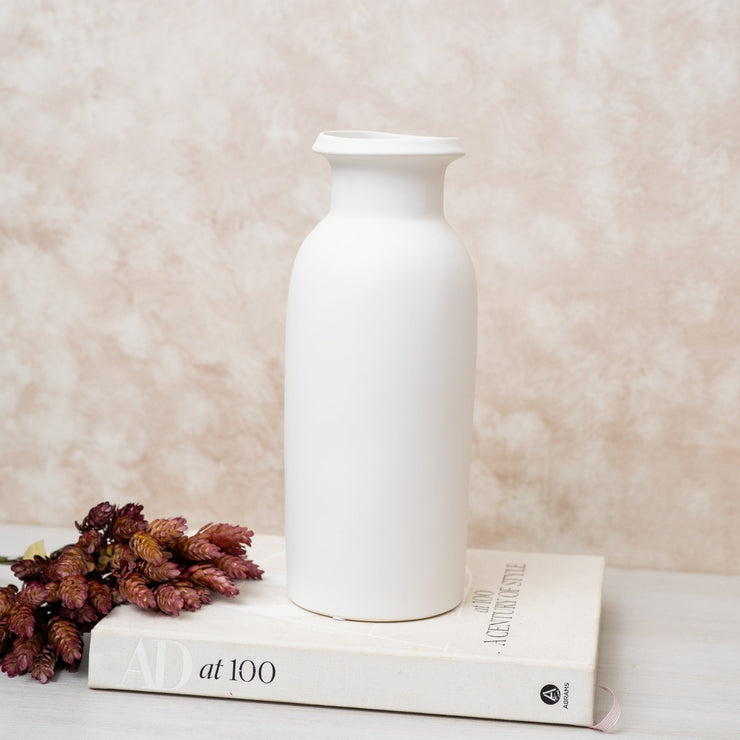 Jarron Blanco Boca Plana - ambientihonduras