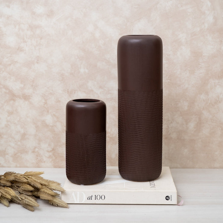 Jarrón Café Ovalado - ambientihonduras