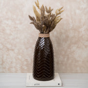 Jarrón Café Texturizado - ambientihonduras